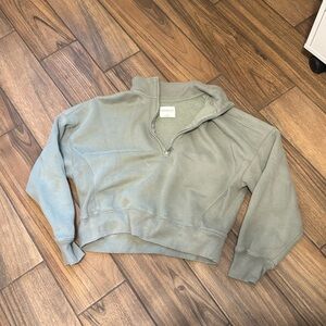 Abercrombie Essential Sunday Half-Zip Hoodie Medium